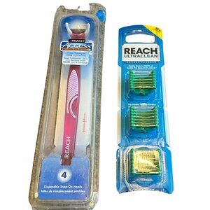 Reach Access Flosser Ultraclean with Extra Replacement Heads NIP NEW SEALED